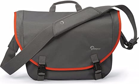 Lowepro Passport Messenger Shoulder Bag (Gray/Orange) LP36656-Camera Wholesalers