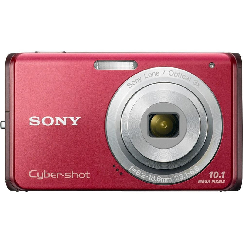 Sony Cyber-shot W180 Digital Camera (Red)-Camera Wholesalers