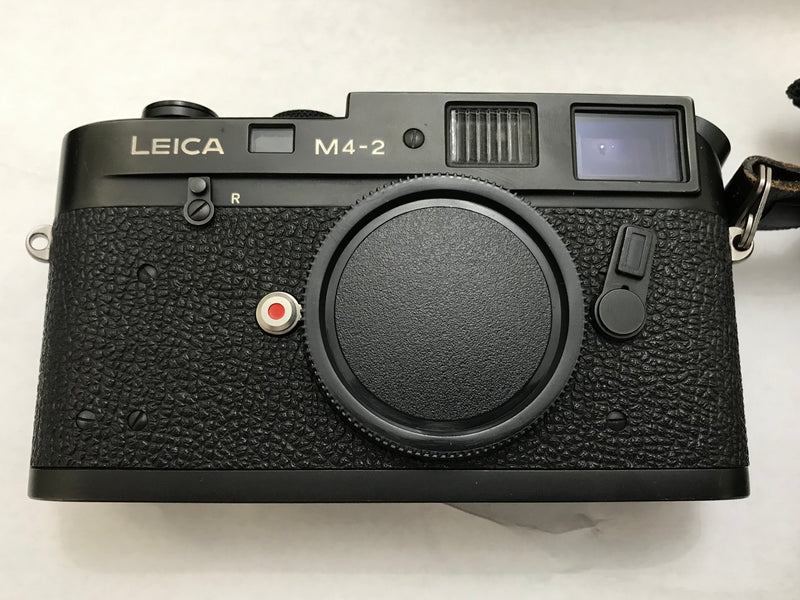 Leica M4-2 Rangefinder 35mm Camera Body Black Used-Very Good