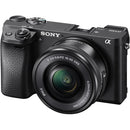 Sony a6300 Mirrorless Digital Camera with 16-50mm Lens (Black)