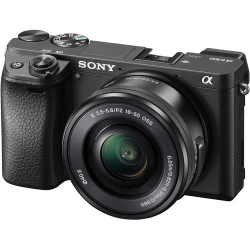 Sony Alpha a6300 Mirrorless Digital Camera with 16-50mm Lens (Black)