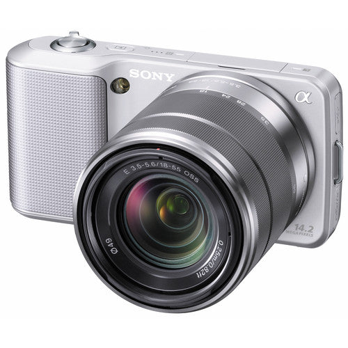 Sony Alpha NEX-3 Interchangeable Lens Digital Camera w/18-55mm Lens (Silver)