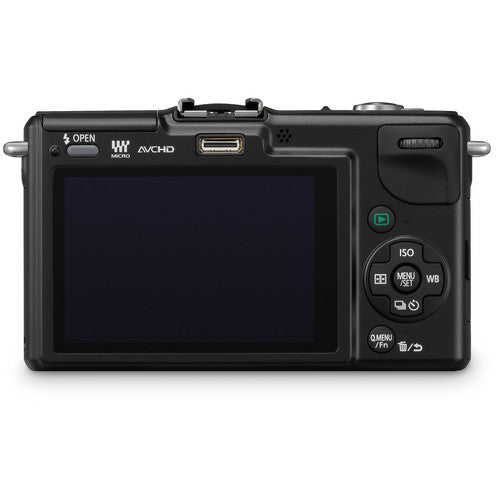 GF2/14-42mm Panasonic　LUMIX （訳アリ品） (Black Lens w/14-42mm Camera Digital DMC-GF2 Lumix Panasonic デジタルカメラ