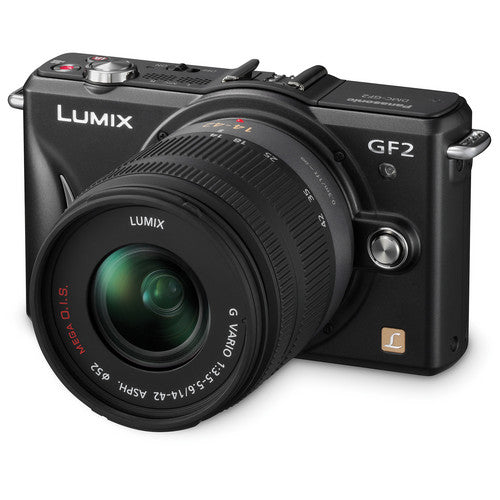Panasonic DMC-GF2 14-42mmレンズ付き Panasonic Lumix DMC-GF2 Digital Camera w/14-42mm Lens (Black