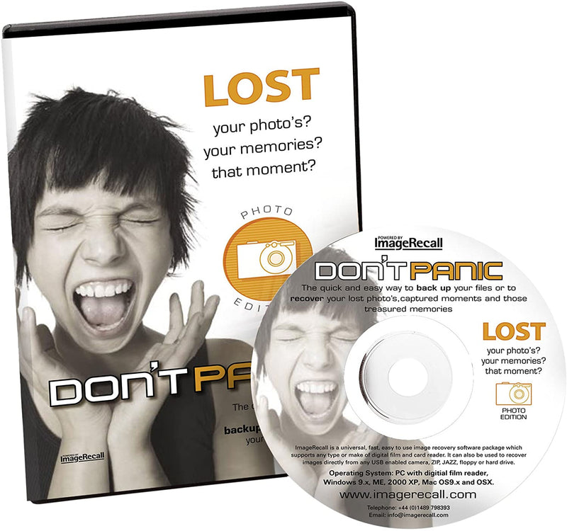 ImageRecall Don't Panic - Photo Recovery Software