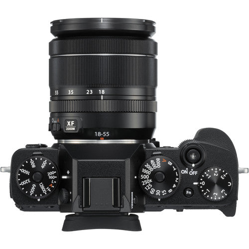 FUJIFILM X-T3 Mirrorless Digital Camera with 18-55mm Lens Black - Open Box