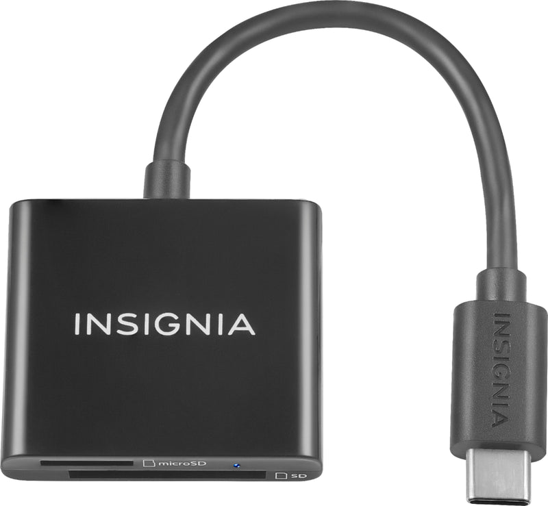 Insignia NS-MCR17TYPC USB Type-C Memory Card Reader Black