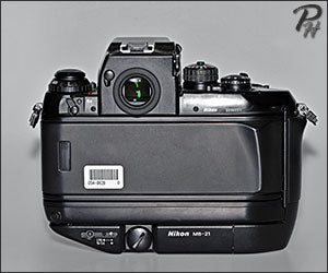 Nikon F4s 35mm SLR AF Camera Body + Nikon MB-21 Motor Drive - Used Excellent