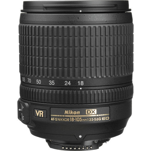 Nikon AF-S DX NIKKOR 18-105mm f/3.5-5.6G ED VR Lens - Used