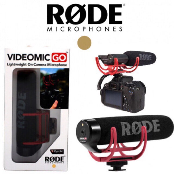 Rode VideoMic GO Camera-Mount Shotgun Microphone Rode VideoMic GO Camera-Mount Shotgun Microphone