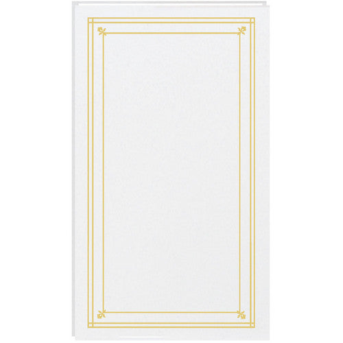 Pioneer Photo Albums Slim Line Post Style Pocket Album (White)