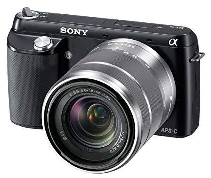 Sony Alpha NEX-F3 Mirrorless Digital Camera with 18-55mm f/3.5-5.6 OSS Lens (Black/Silver)
