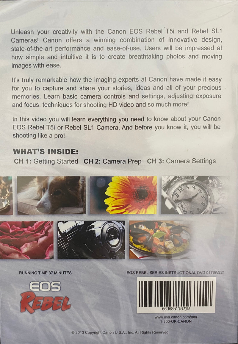 Canon DVD EOS Rebel Instructional Video DVD